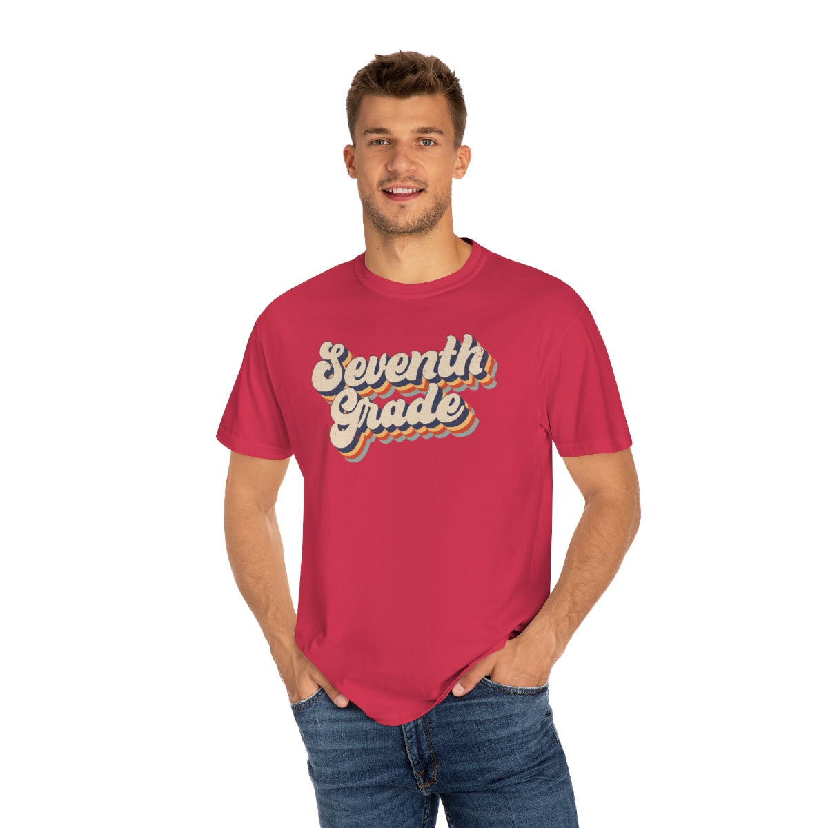 Retro Seventh Grade Unisex Garment-Dyed Comfort Colors PREMIUM T-shirt