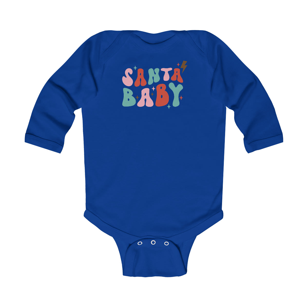 Santa Baby Infant Long Sleeve Bodysuit