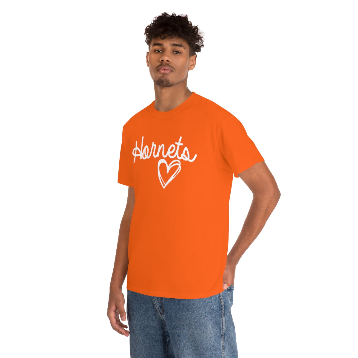 Hornet White Heart Unisex Heavy Cotton Tee