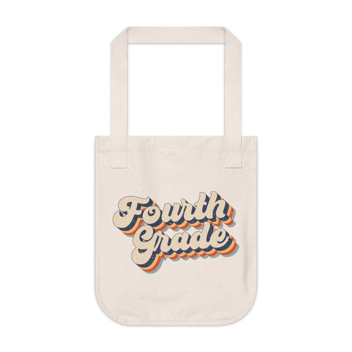 Fourth Grade Organic Canvas Tote Bag