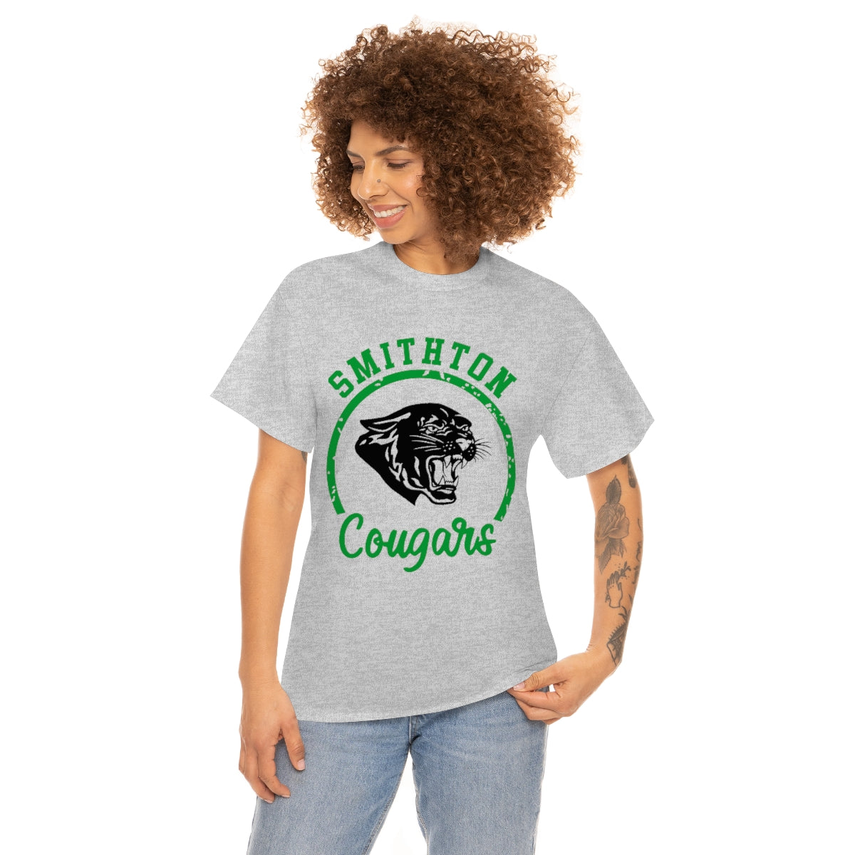 Smithton Cougars Unisex Heavy Cotton Tee