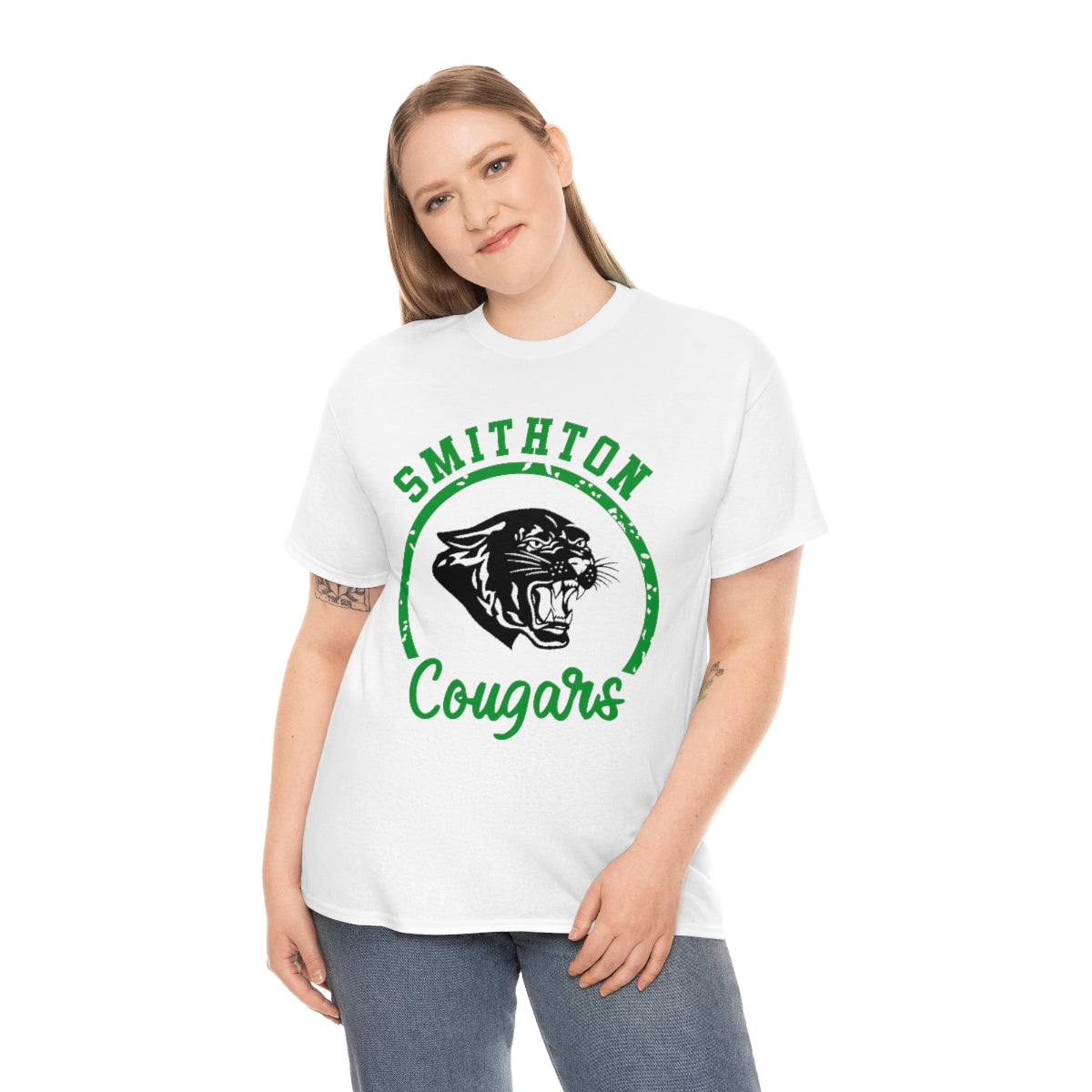 Smithton Cougars Unisex Heavy Cotton Tee