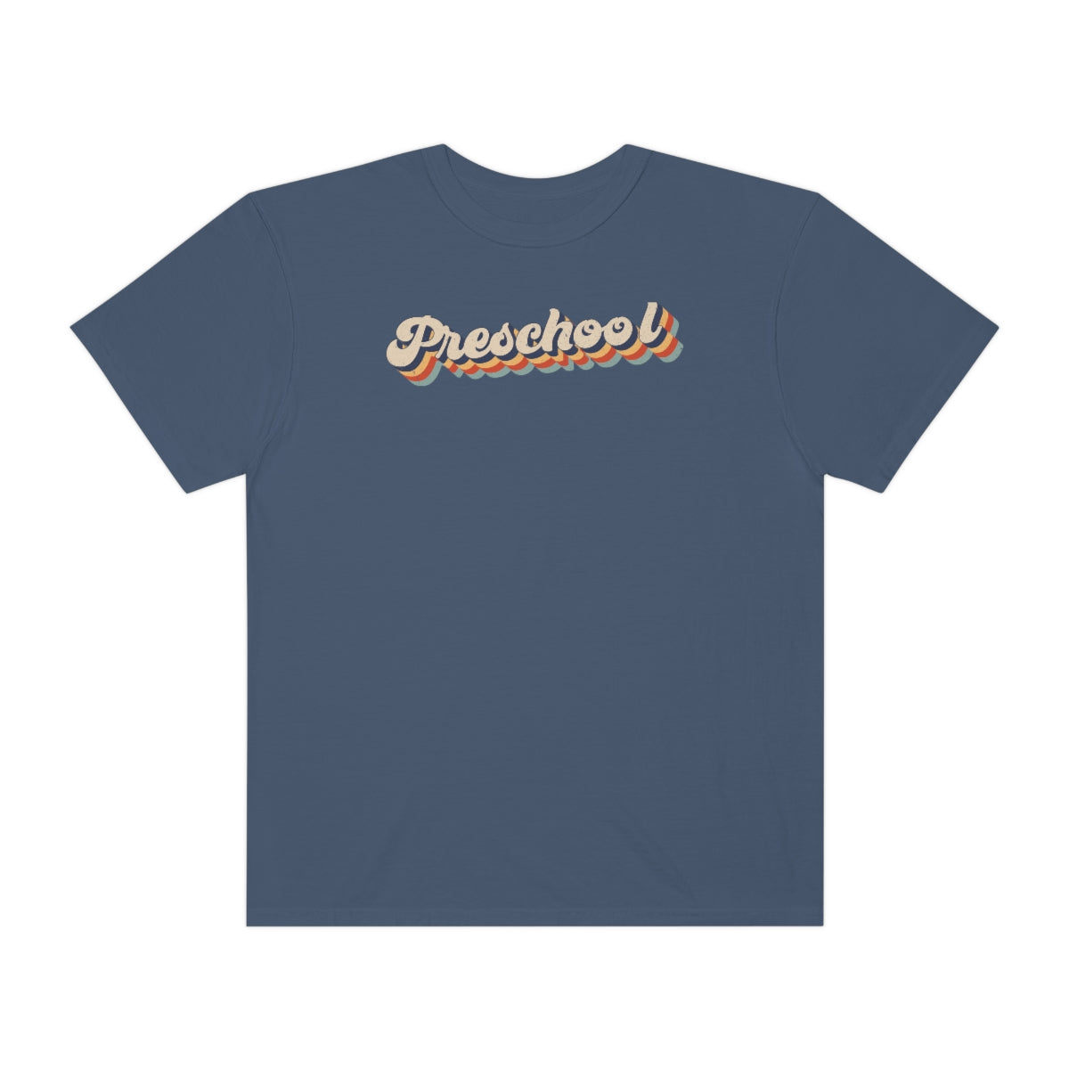 Retro Preschool Unisex Garment-Dyed Comfort Colors PREMIUM T-shirt