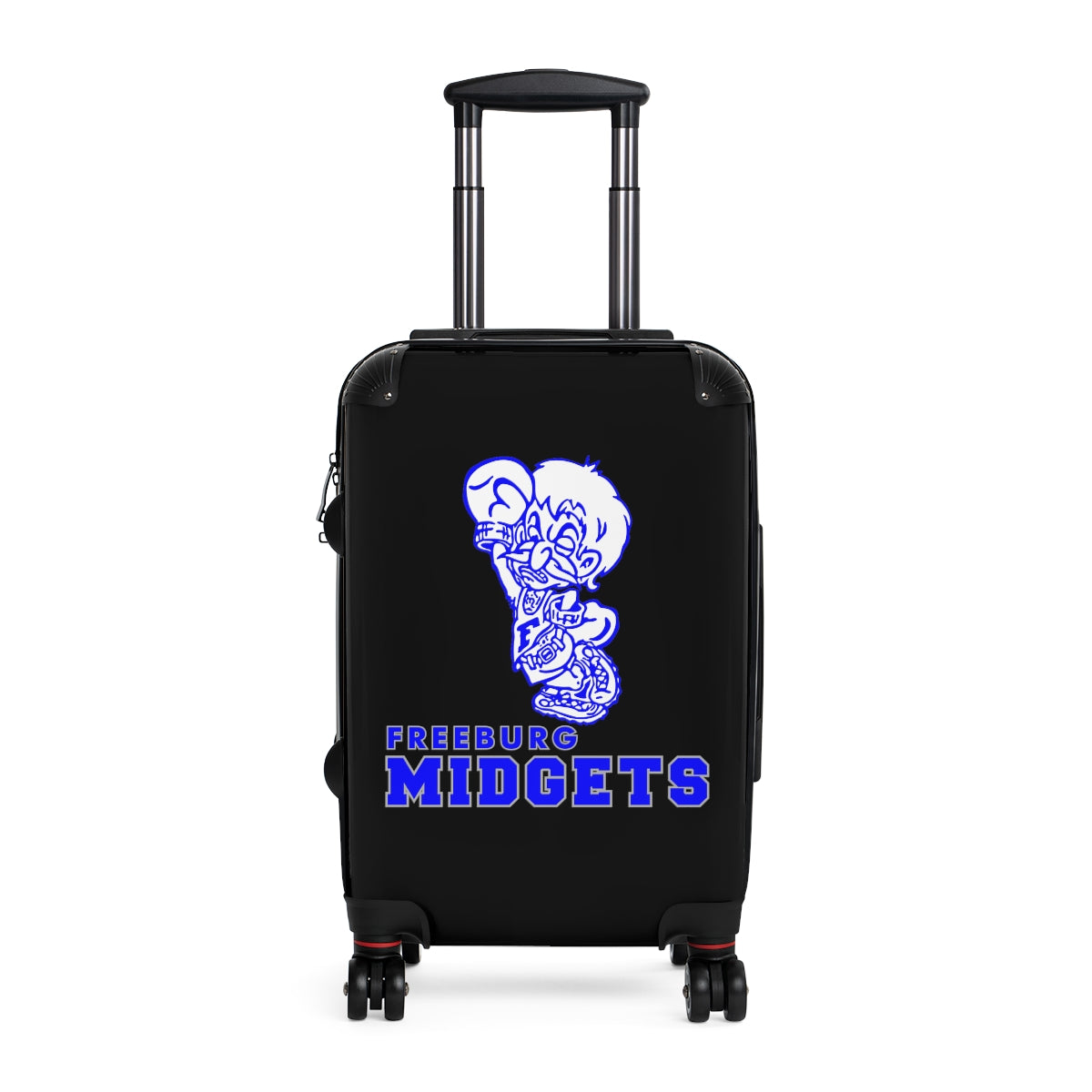 Freeburg Midgets Suitcases - Black Front/ Black Back