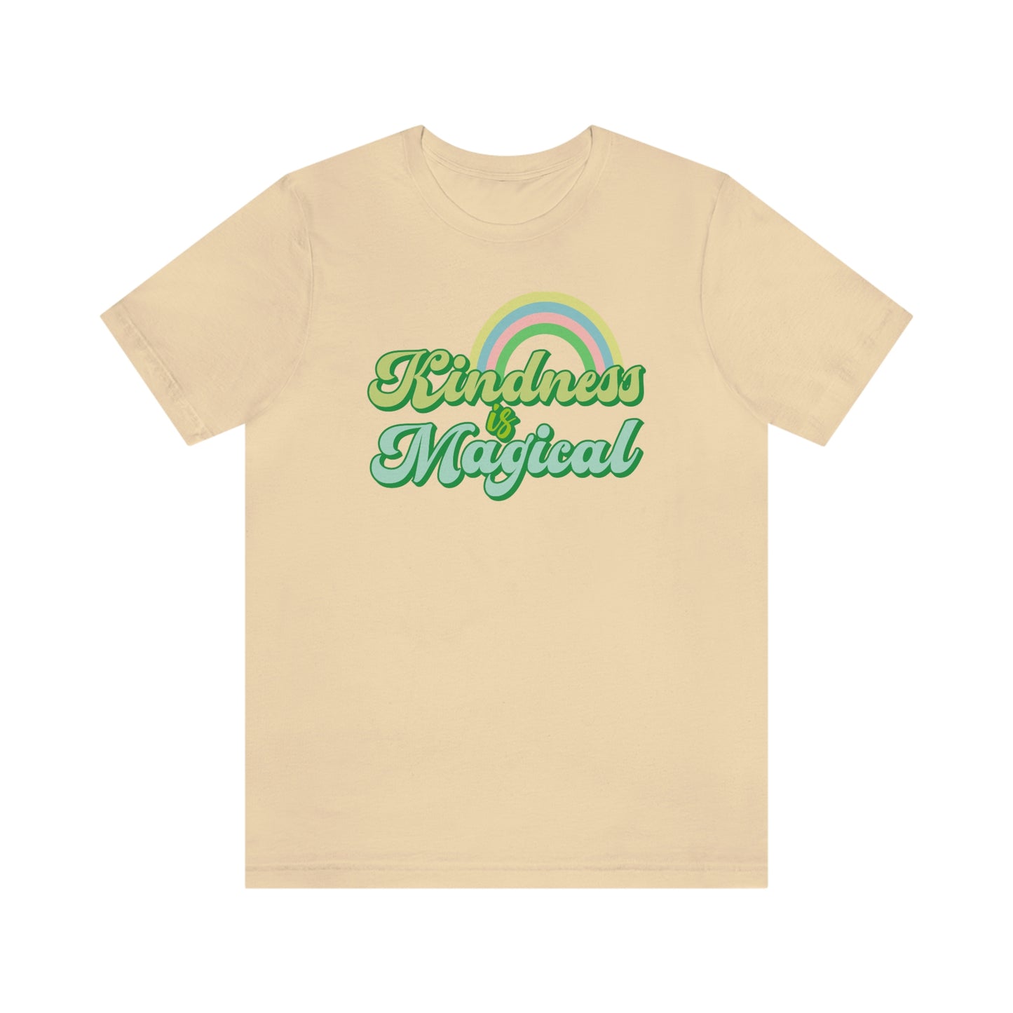 St. Patrick's Day "Kindness is Magical" - Front Side Only Unisex Jersey Short Sleeve Tee