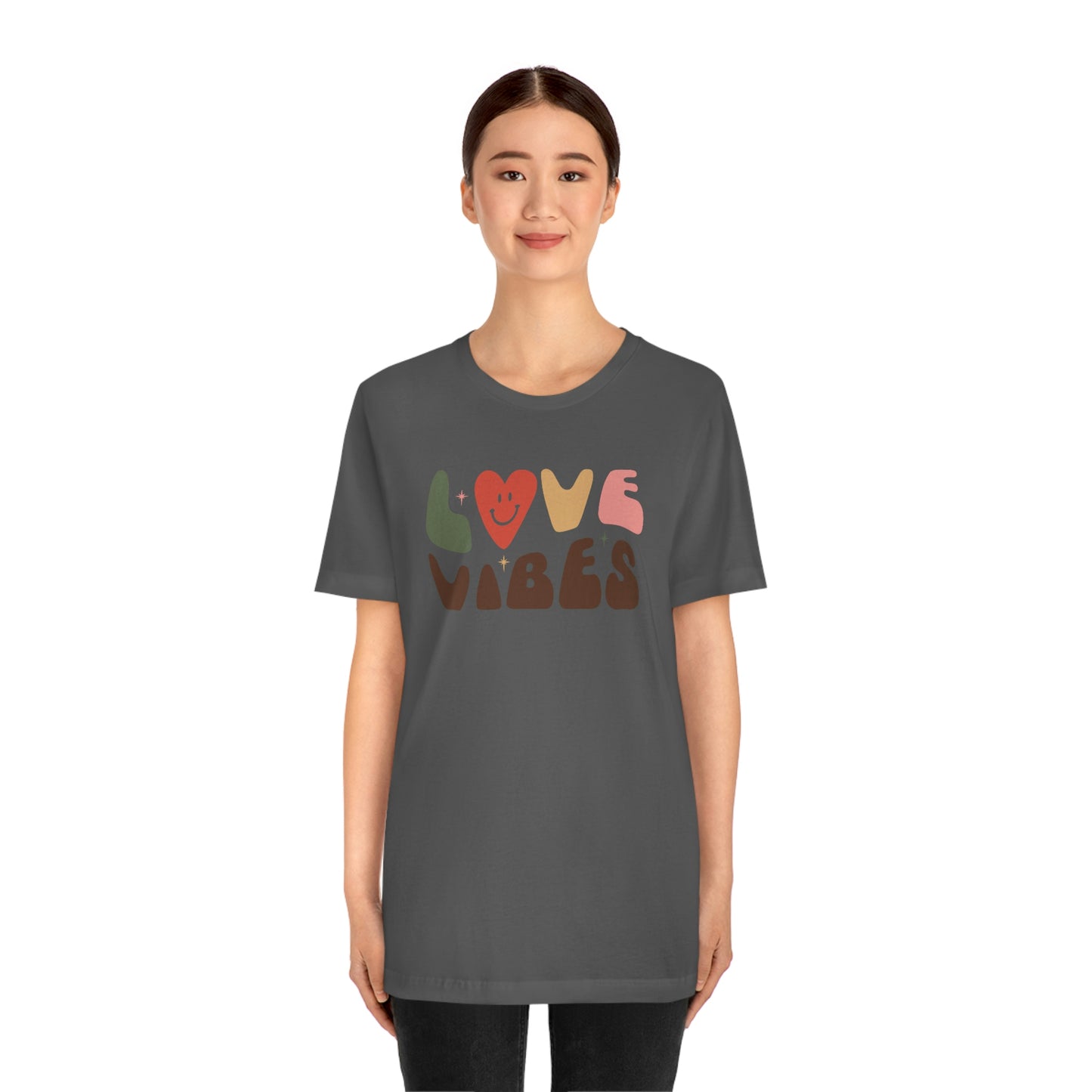 "Love Vibes"  Unisex Jersey Short Sleeve Tee