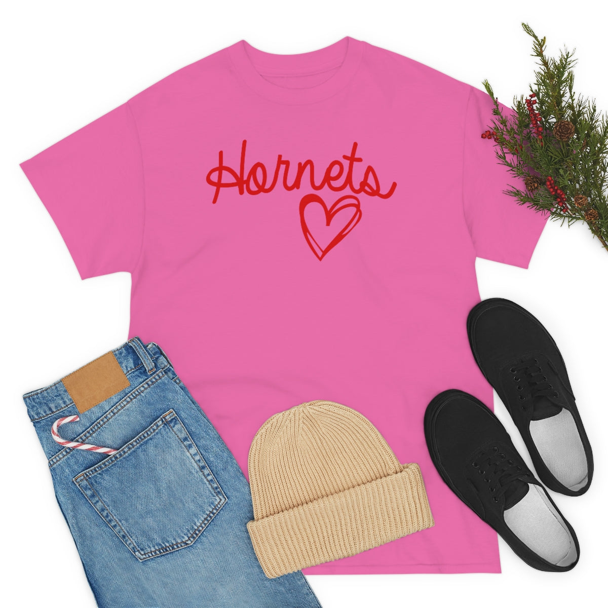 Hornet Heart Unisex Heavy Cotton Tee