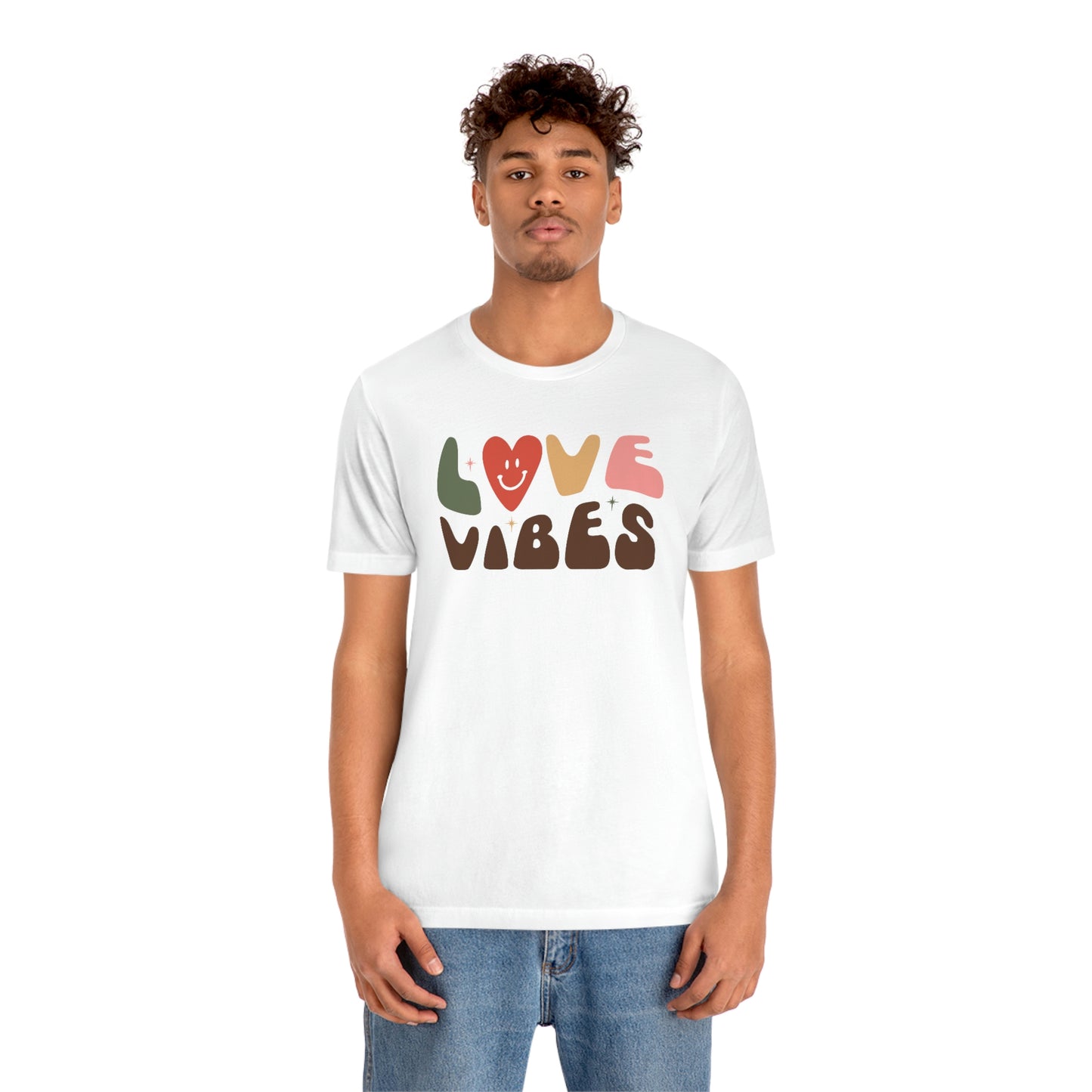 "Love Vibes"  Unisex Jersey Short Sleeve Tee