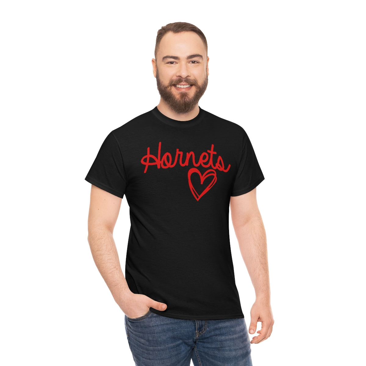 Hornet Heart Unisex Heavy Cotton Tee