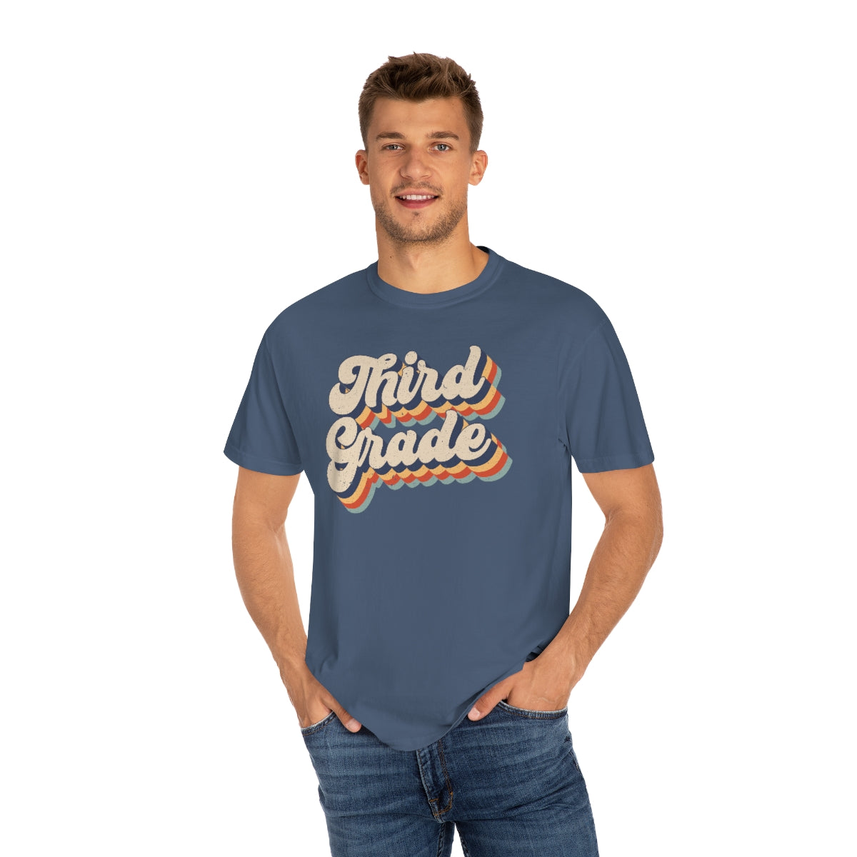 Retro Third Grade Unisex Garment-Dyed Comfort Colors PREMIUM T-shirt