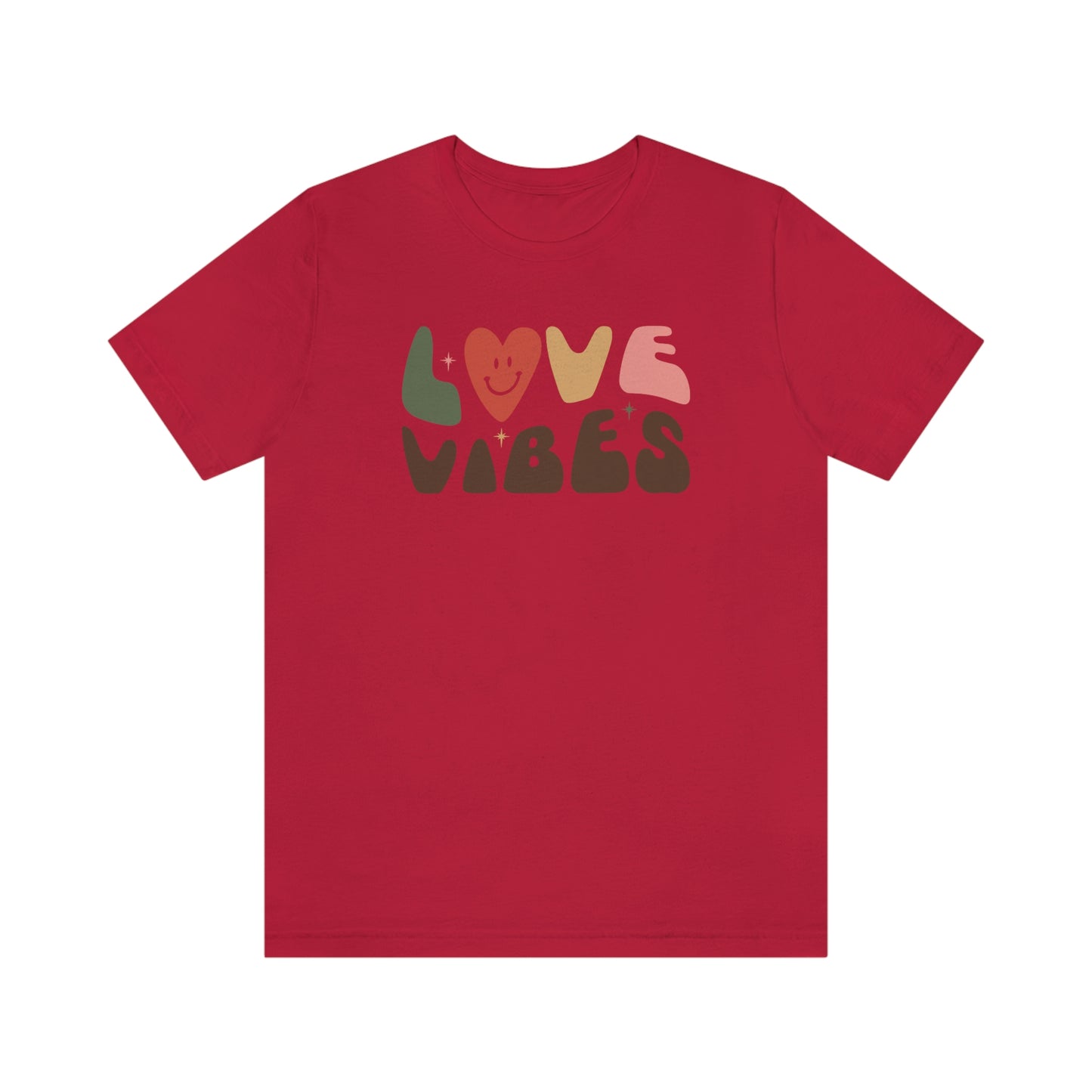 "Love Vibes"  Unisex Jersey Short Sleeve Tee