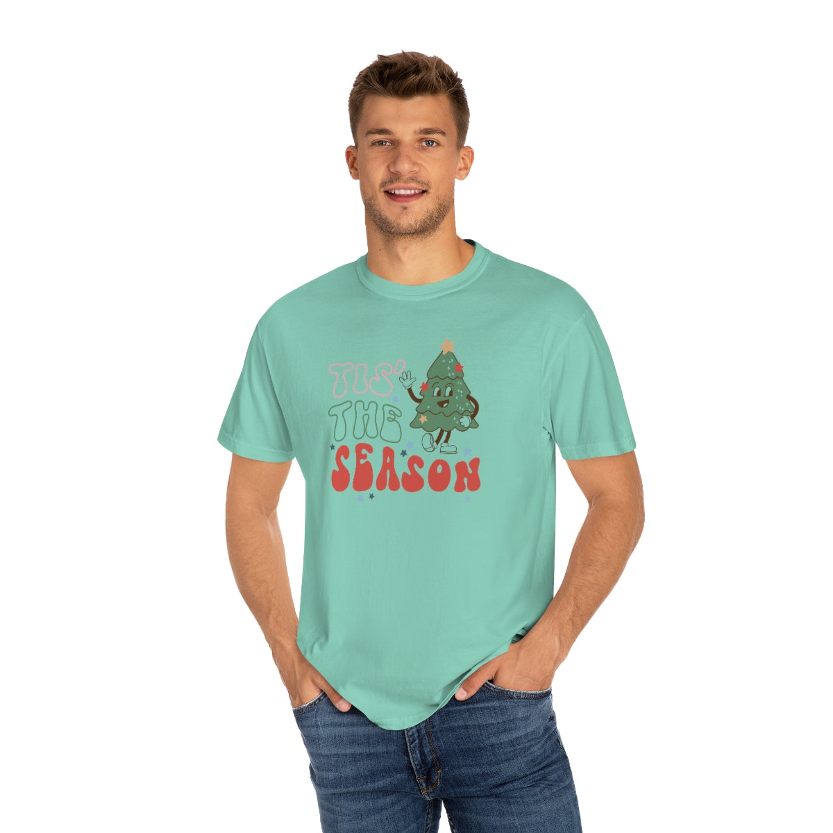 Tis the Season Christmas Unisex Garment-Dyed Comfort Colors PREMIUM T-shirt