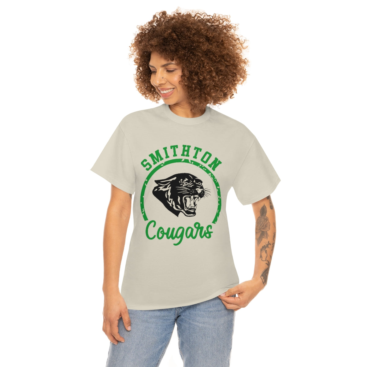 Smithton Cougars Unisex Heavy Cotton Tee