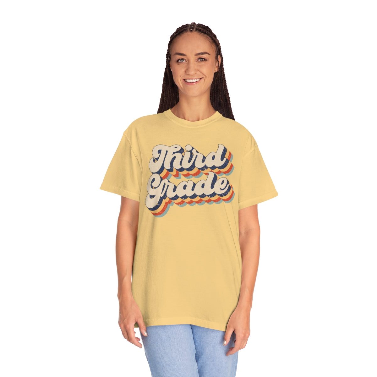 Retro Third Grade Unisex Garment-Dyed Comfort Colors PREMIUM T-shirt