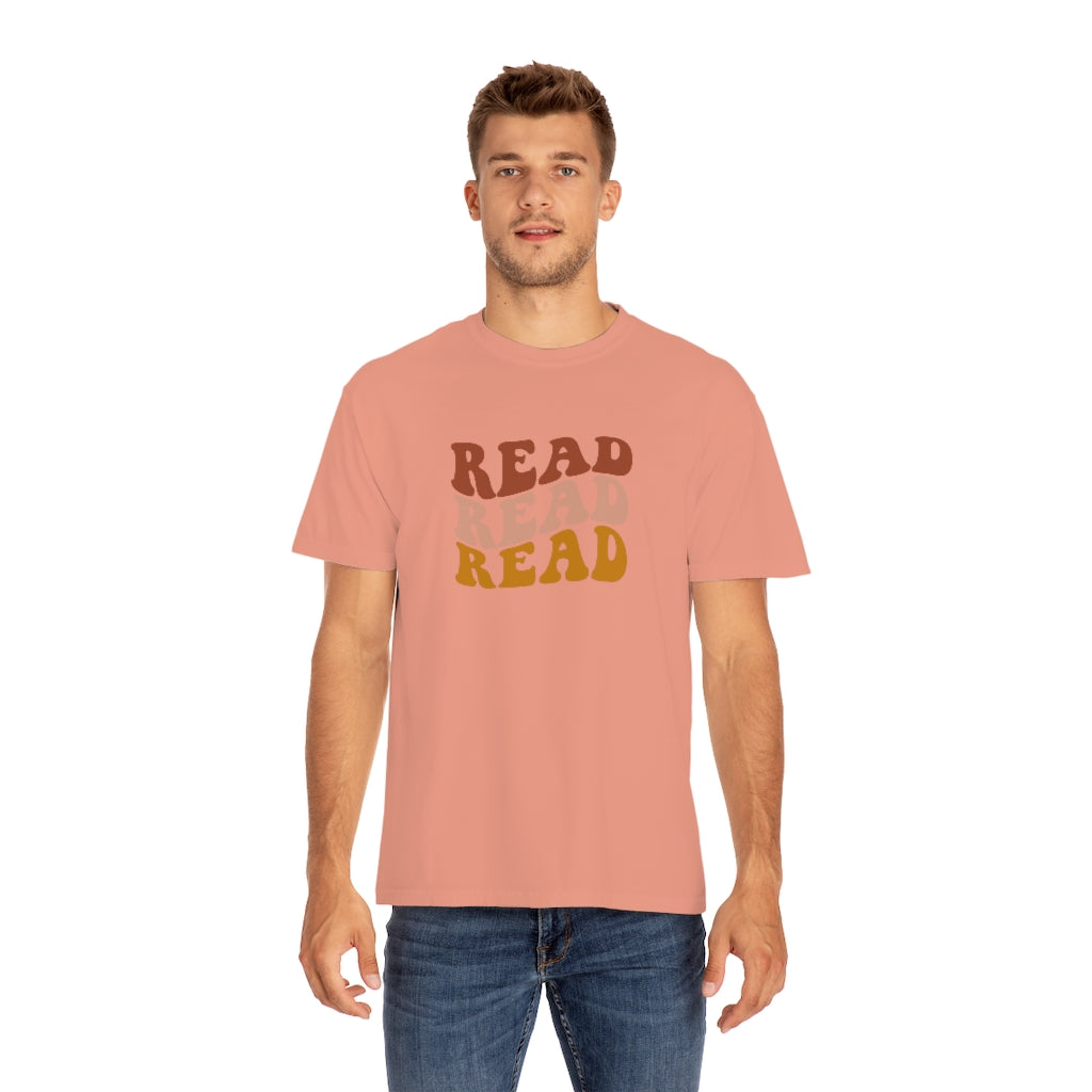 Read Read Read Warm Colors Unisex Garment-Dyed PREMIUM T-shirt