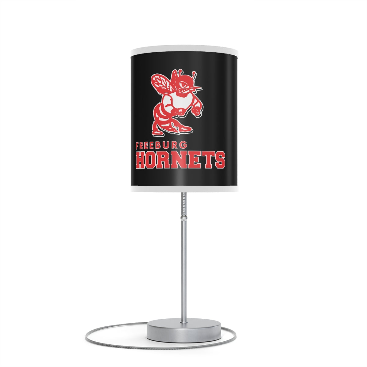 Black Freeburg Hornet Lamp on a Stand, US|CA plug