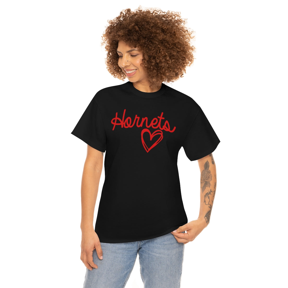 Hornet Heart Unisex Heavy Cotton Tee