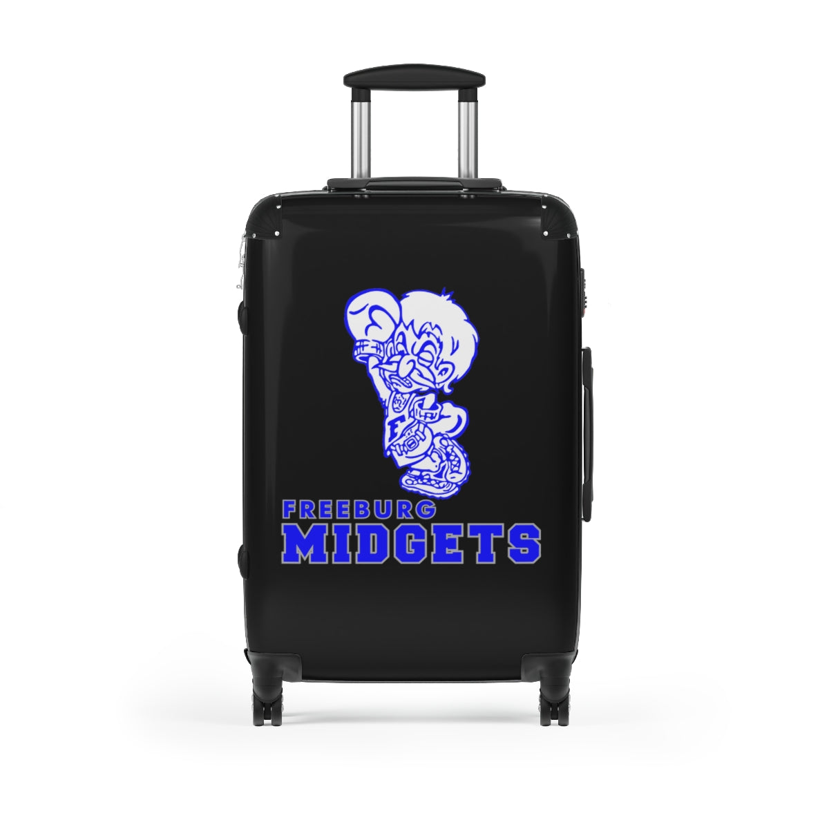 Freeburg Midgets Suitcases - Black Front/ Black Back