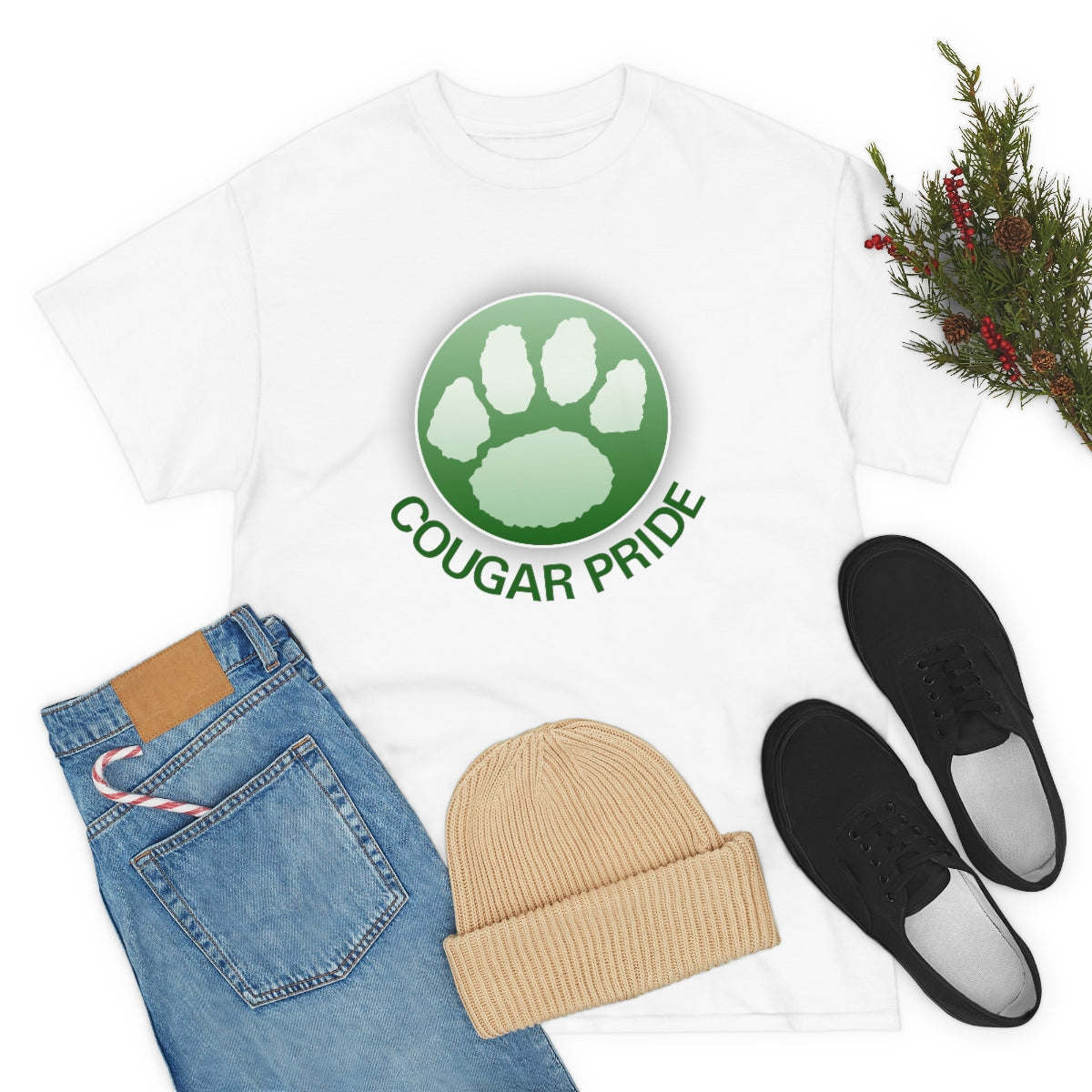 Smithton Cougar Pride Unisex Heavy Cotton Tee