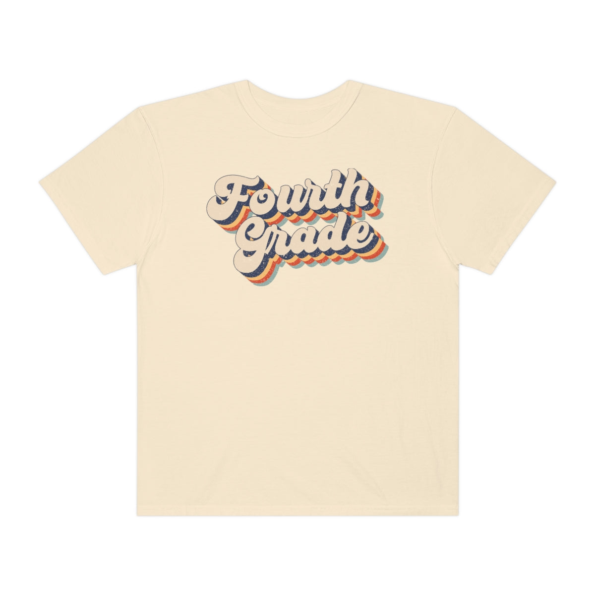 Retro Fourth Grade Unisex Garment-Dyed Comfort Colors PREMIUM T-shirt