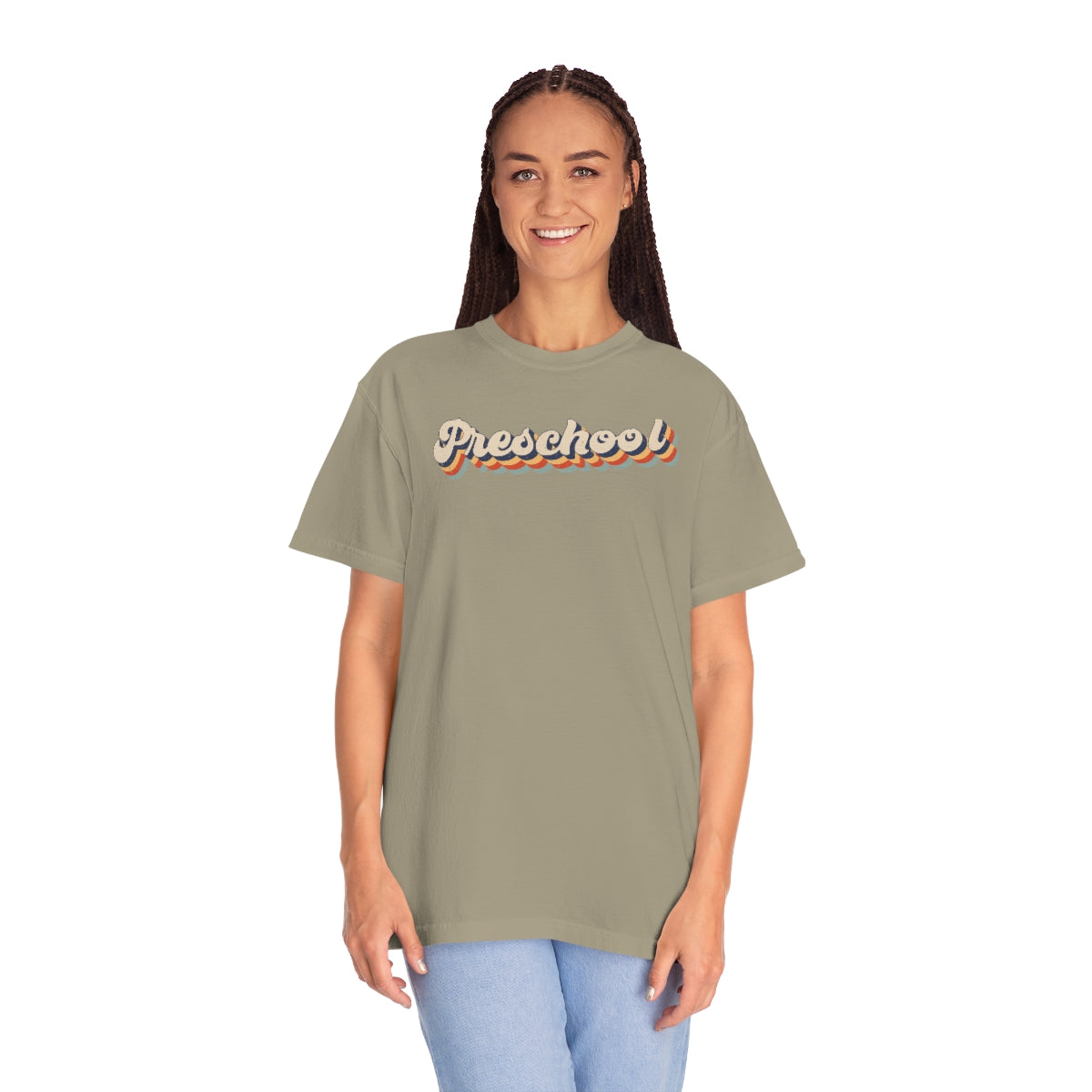 Retro Preschool Unisex Garment-Dyed Comfort Colors PREMIUM T-shirt