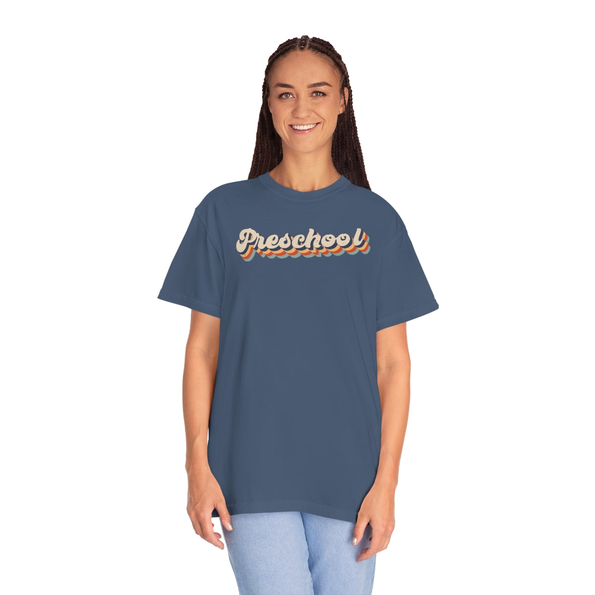 Retro Preschool Unisex Garment-Dyed Comfort Colors PREMIUM T-shirt