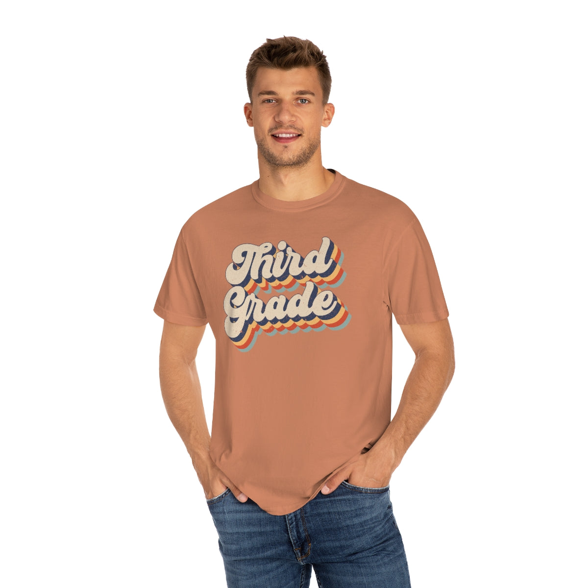 Retro Third Grade Unisex Garment-Dyed Comfort Colors PREMIUM T-shirt