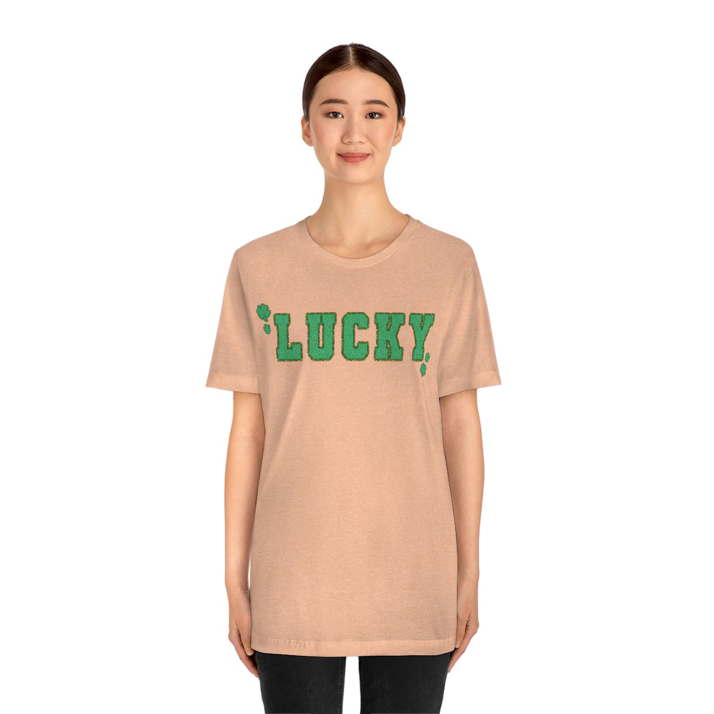 St. Patrick's Day "Lucky" Unisex Jersey Short Sleeve Tee