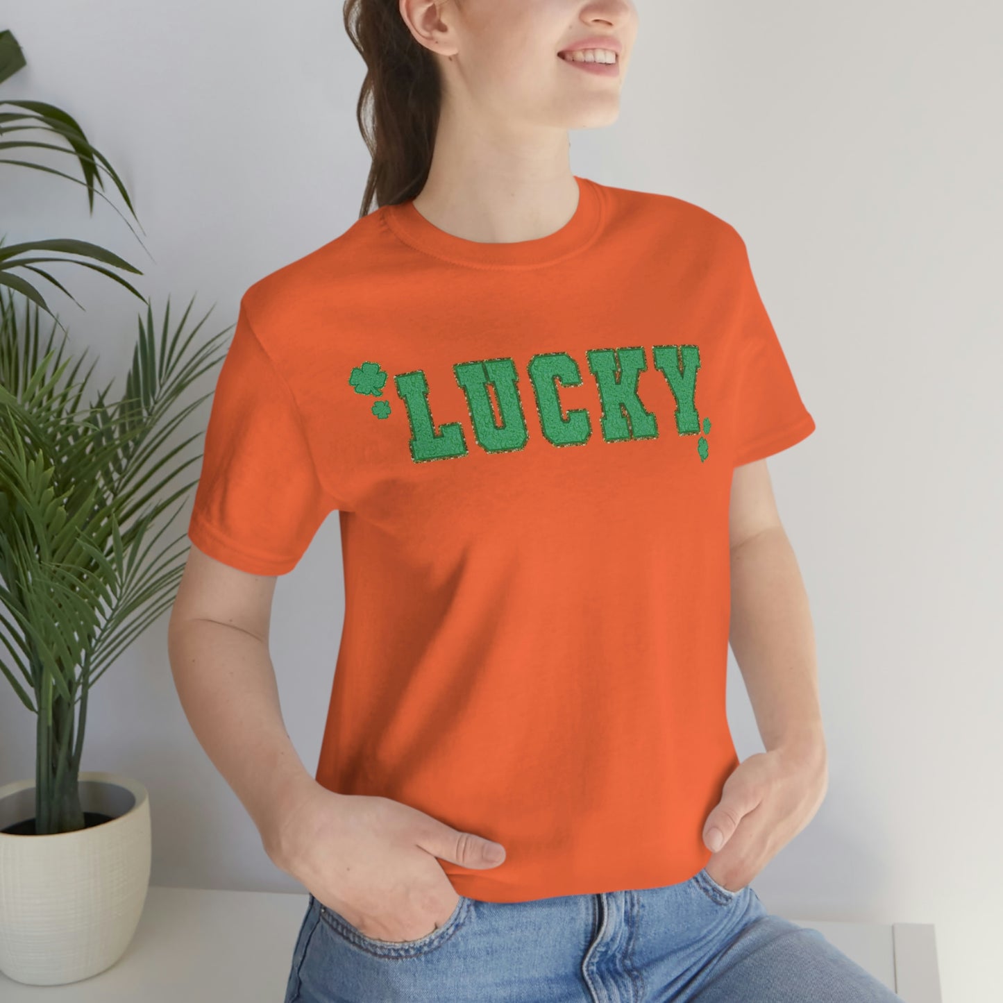 St. Patrick's Day "Lucky" Unisex Jersey Short Sleeve Tee