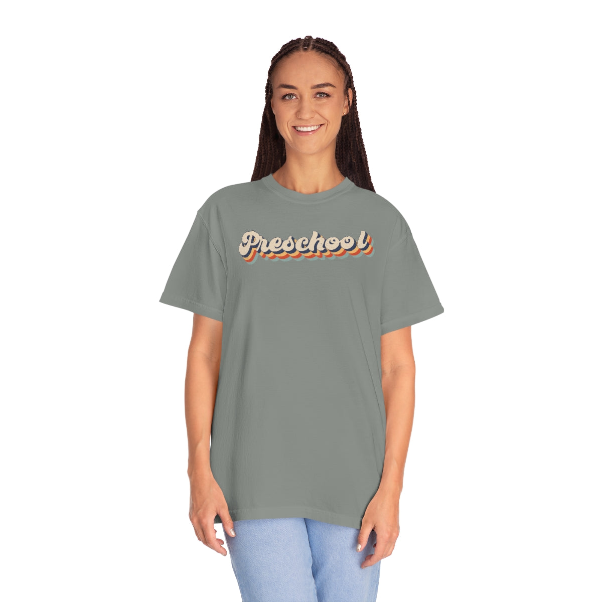 Retro Preschool Unisex Garment-Dyed Comfort Colors PREMIUM T-shirt