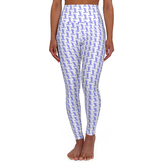 Freeburg Midget High Waisted White Yoga Leggings