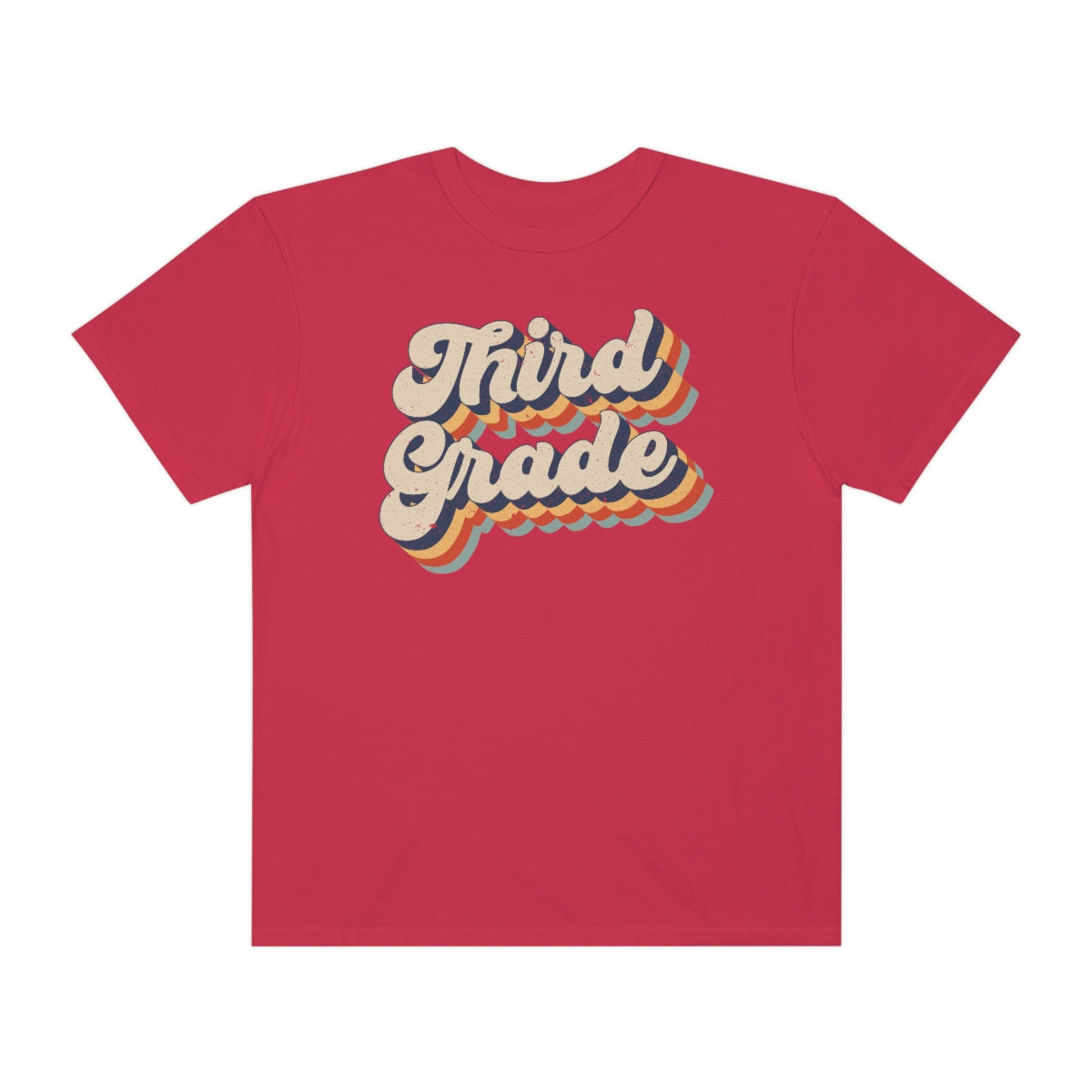 Retro Third Grade Unisex Garment-Dyed Comfort Colors PREMIUM T-shirt