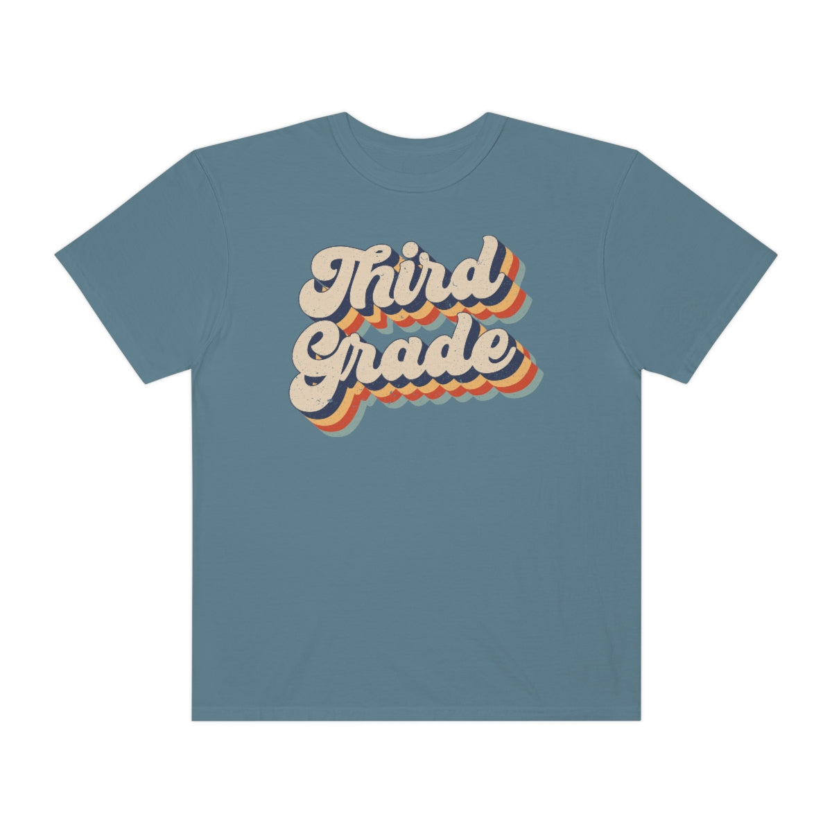 Retro Third Grade Unisex Garment-Dyed Comfort Colors PREMIUM T-shirt