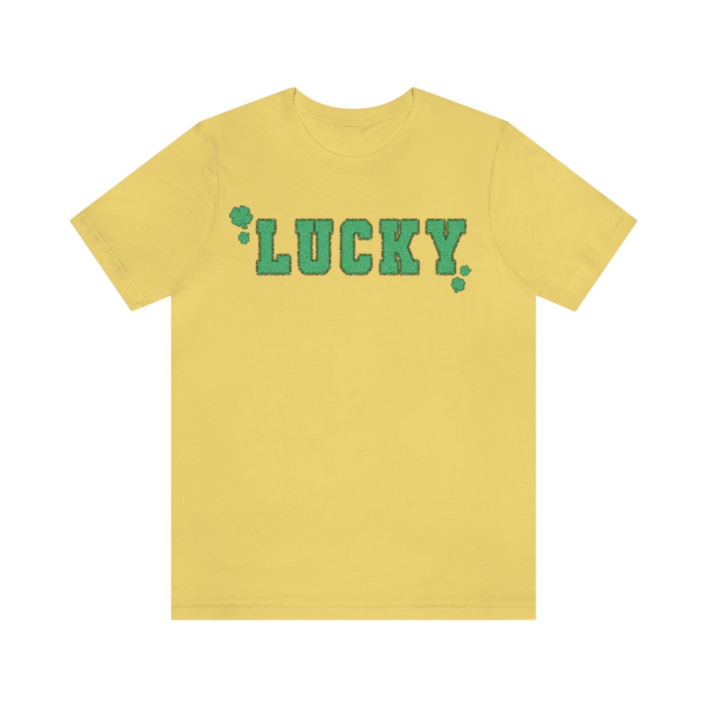 St. Patrick's Day "Lucky" Unisex Jersey Short Sleeve Tee