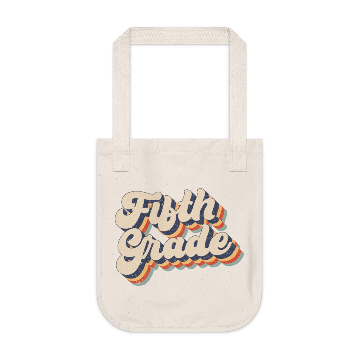 Fifth Grade Organic Canvas Tote Bag