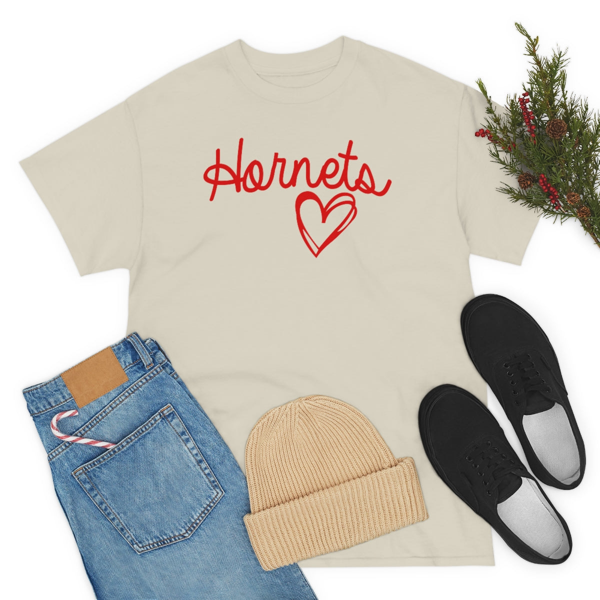 Hornet Heart Unisex Heavy Cotton Tee