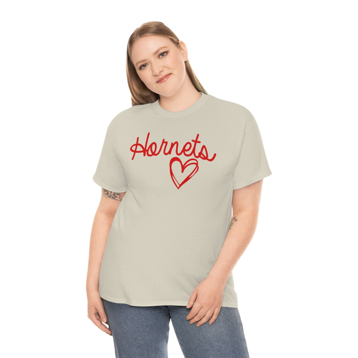 Hornet Heart Unisex Heavy Cotton Tee