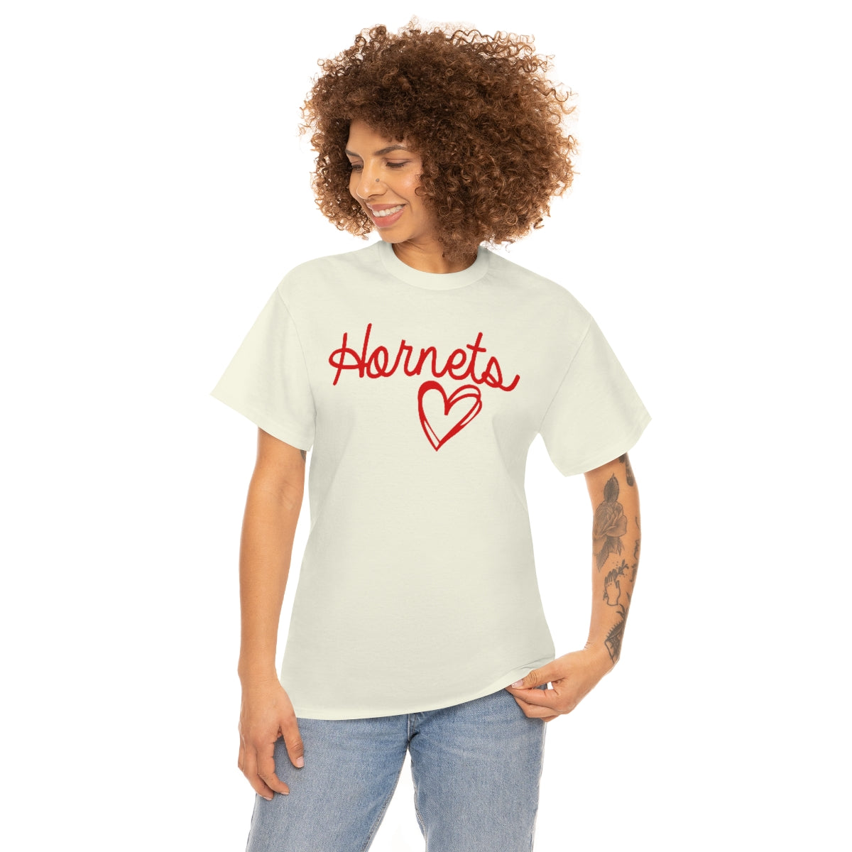 Hornet Heart Unisex Heavy Cotton Tee