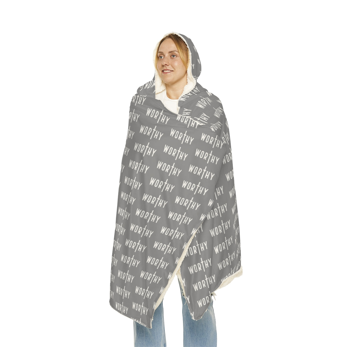 Gray Worthy Snuggle Blanket