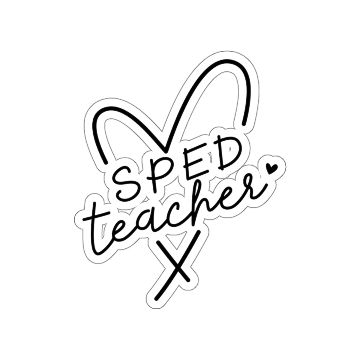 SPED Teacher Die-Cut Stickers