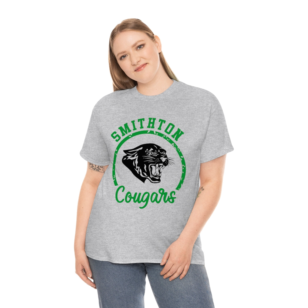 Smithton Cougars Unisex Heavy Cotton Tee