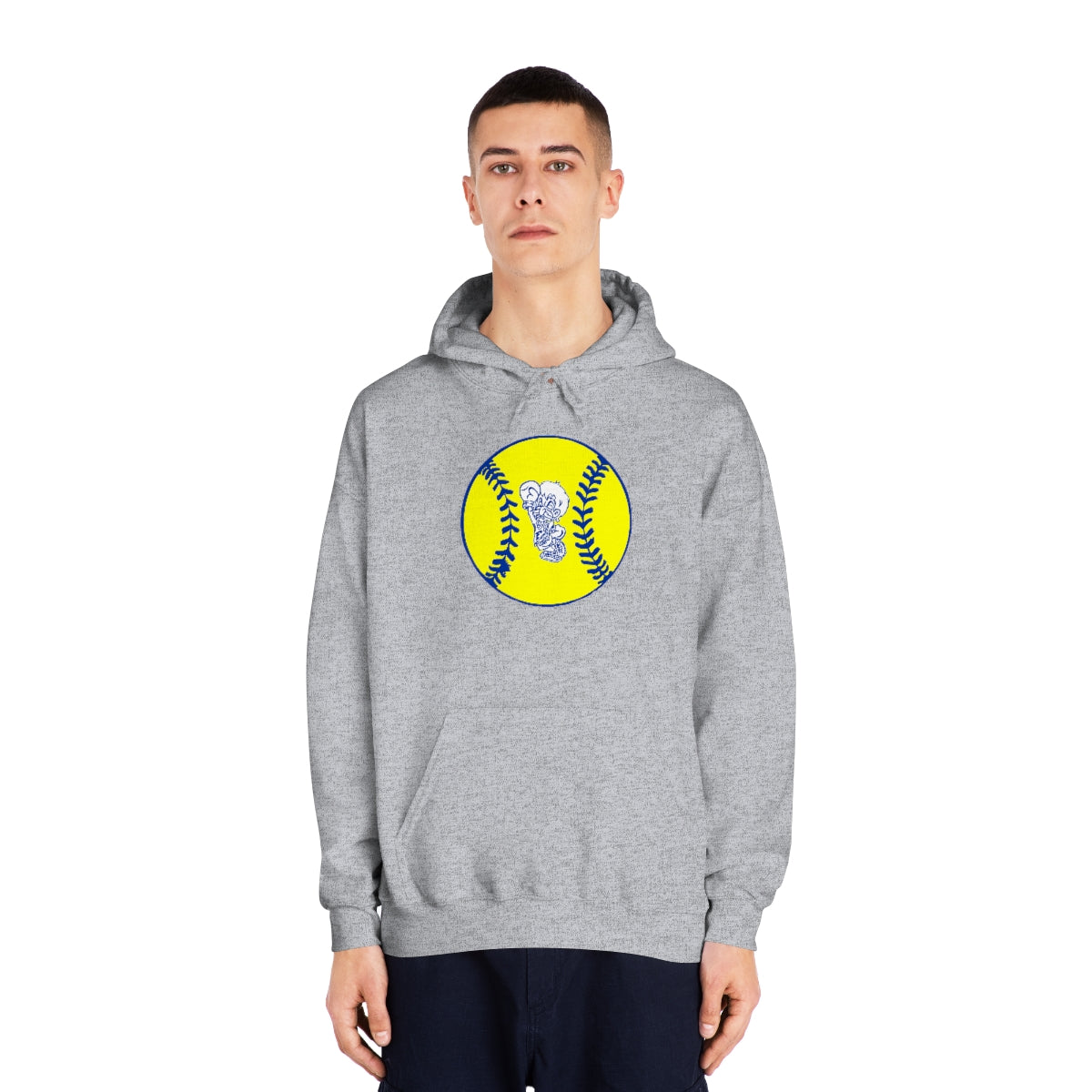 Freeburg Midgets Softball Unisex DryBlend® Hooded Sweatshirt