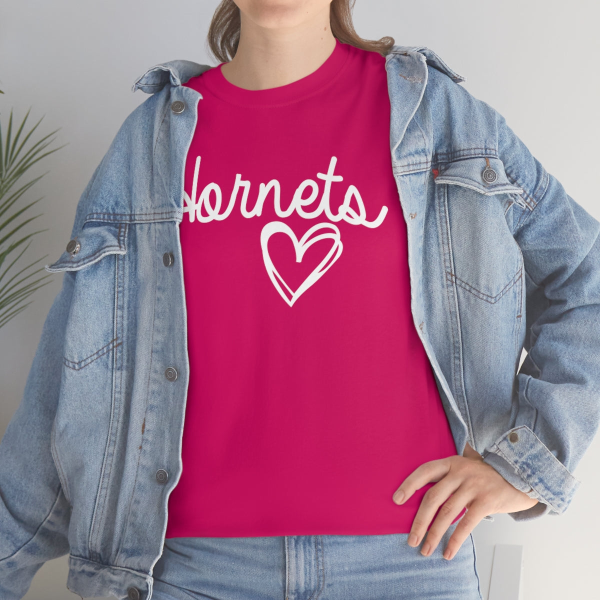 Hornet White Heart Unisex Heavy Cotton Tee