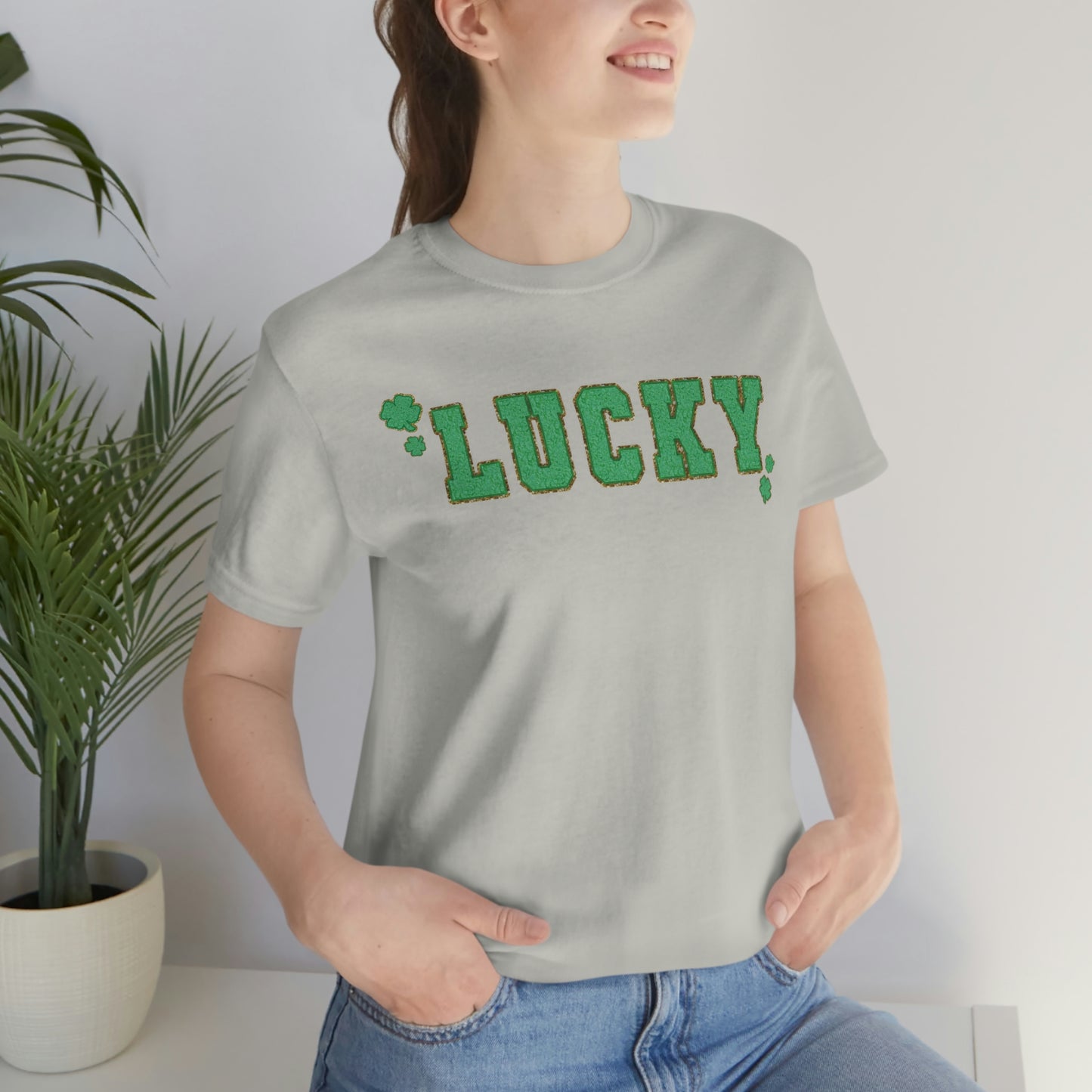 St. Patrick's Day "Lucky" Unisex Jersey Short Sleeve Tee