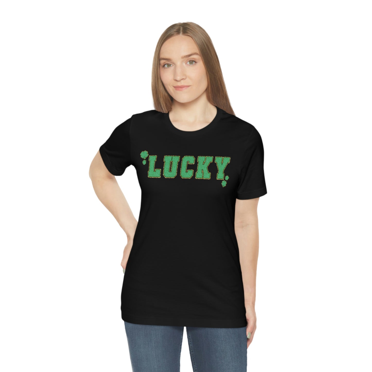 St. Patrick's Day "Lucky" Unisex Jersey Short Sleeve Tee