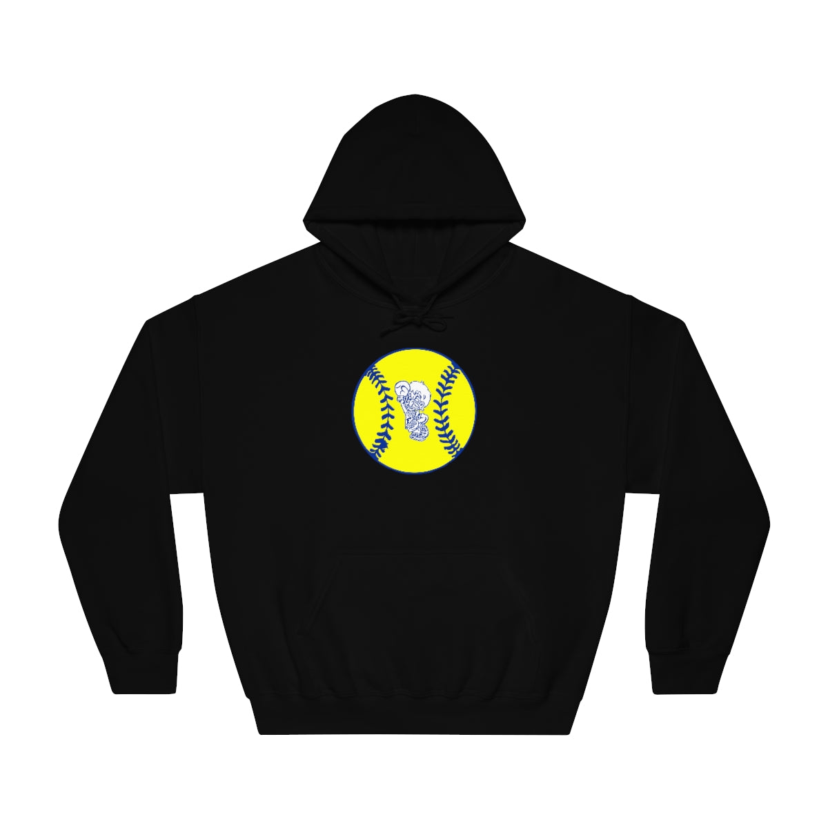 Freeburg Midgets Softball Unisex DryBlend® Hooded Sweatshirt