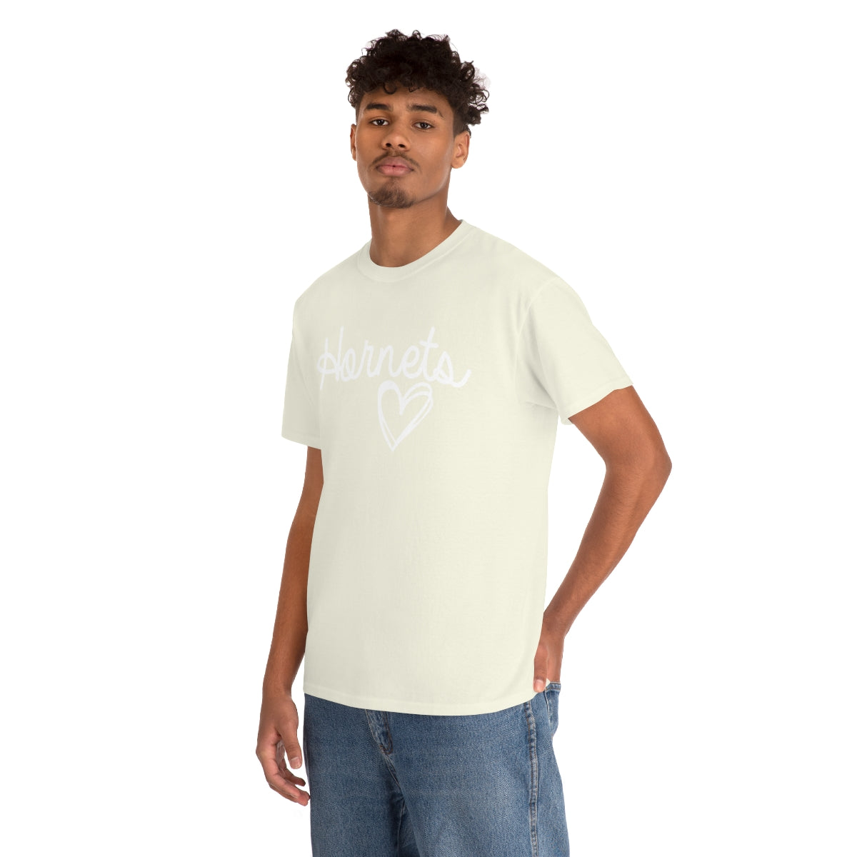 Hornet White Heart Unisex Heavy Cotton Tee