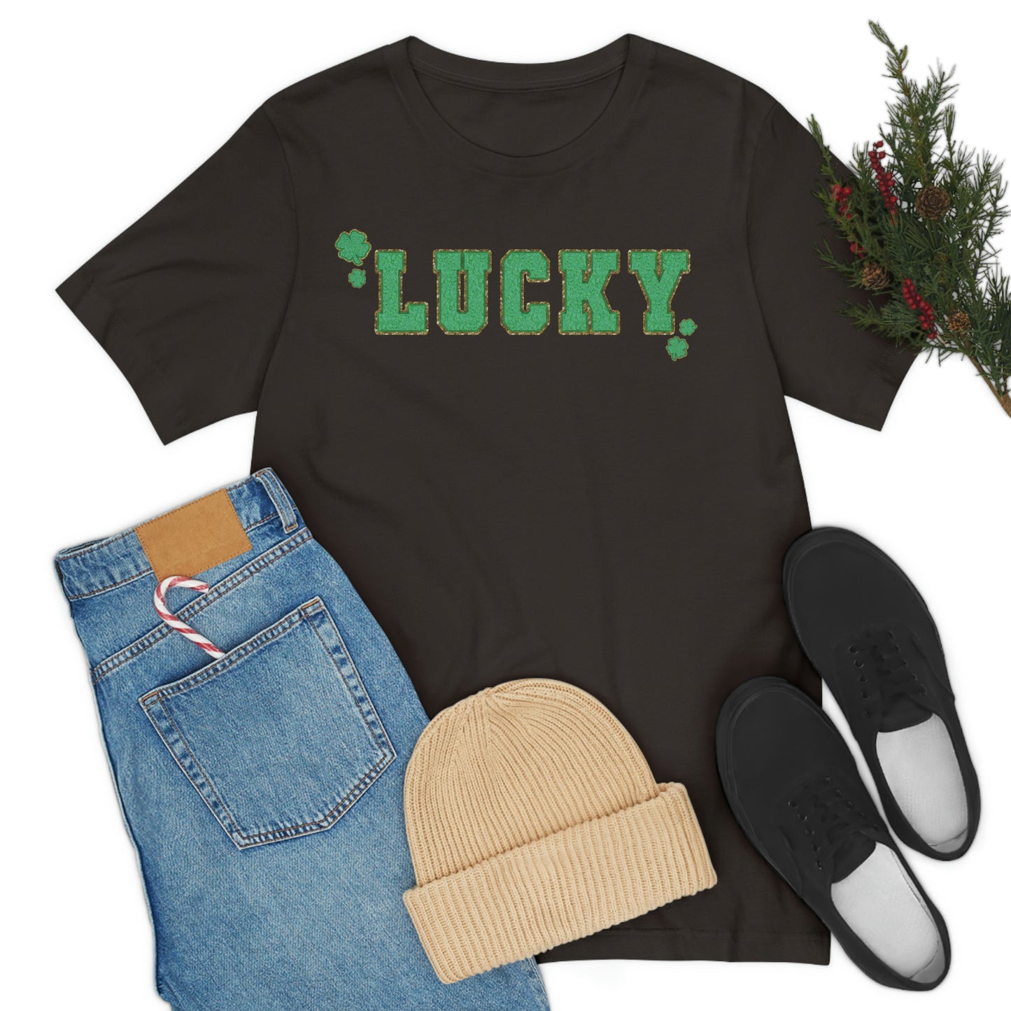 St. Patrick's Day "Lucky" Unisex Jersey Short Sleeve Tee