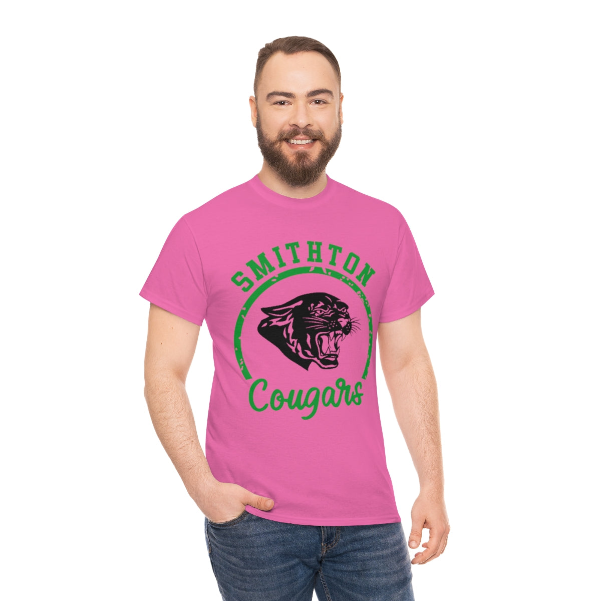 Smithton Cougars Unisex Heavy Cotton Tee