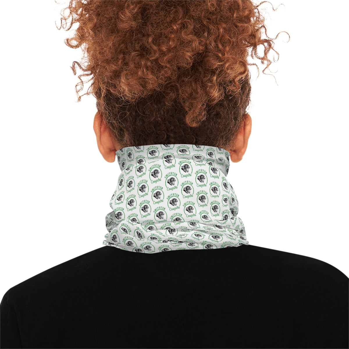 Smithton Cougars Neck Gaiter - White